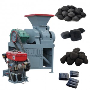 charcoal ball briquette making machine with diesel engine